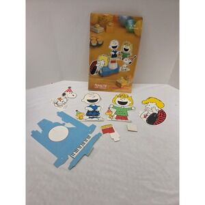 Vintage Hallmark Peanuts Happy Birthday Centerpiece Snoopy Charlie Brown 8 Inch